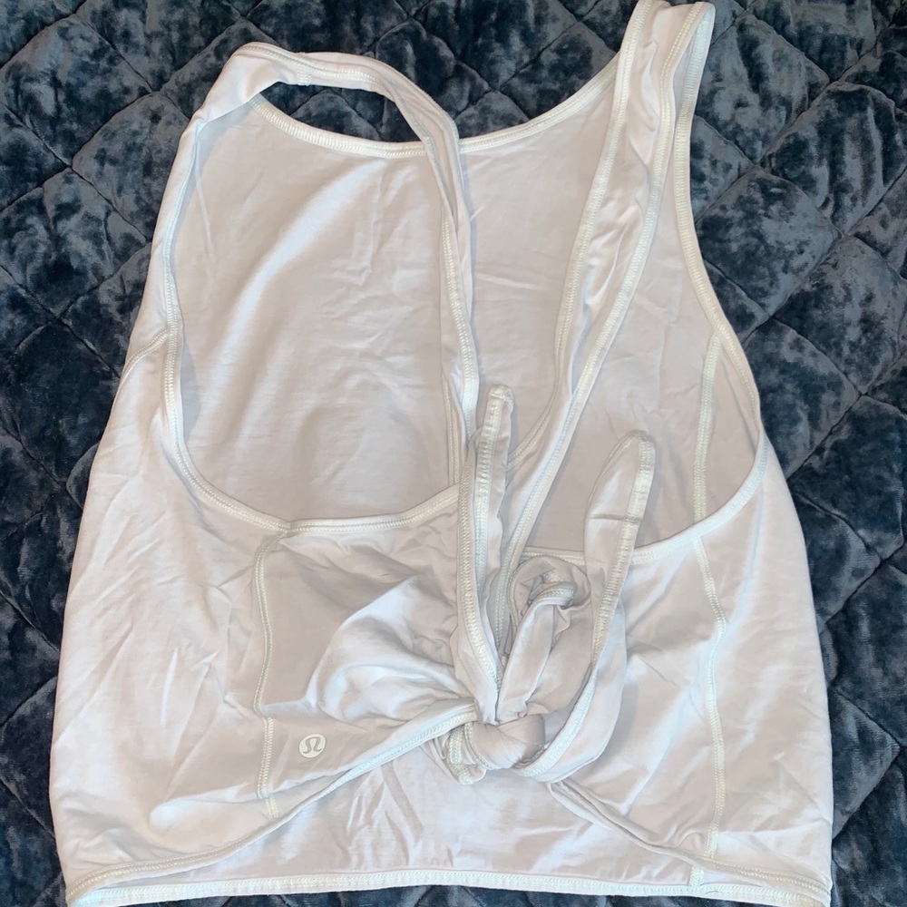 lululemon tie-back tank